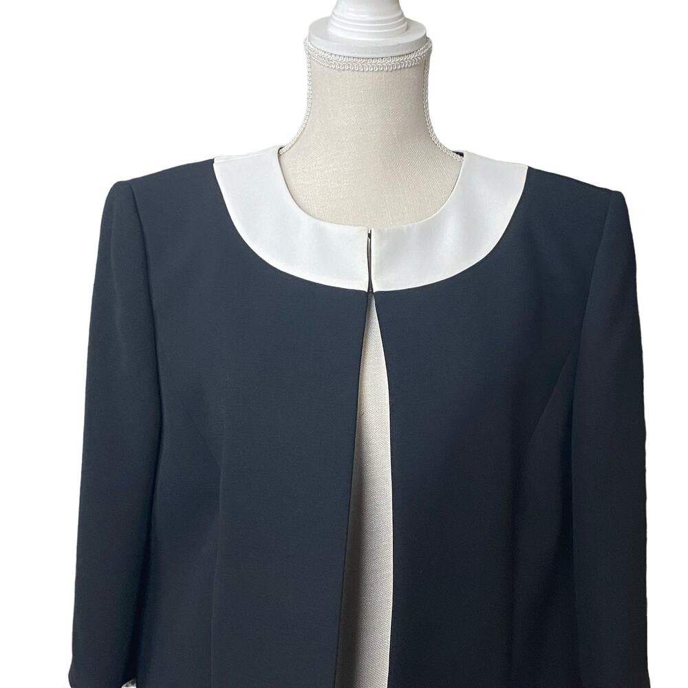Preston & York Black & White Jacket Size 12